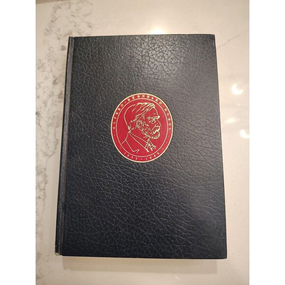Alfred Bernhard Nobel Prize Library Faulkner ONeill Steinbeck Very Good HB - Picture 1 of 8
